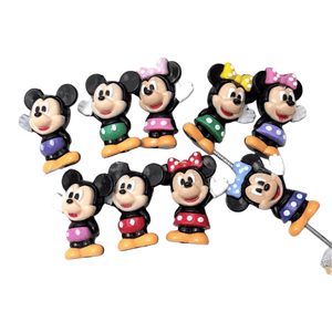 5pcs Mickey/Minnie Penbeads