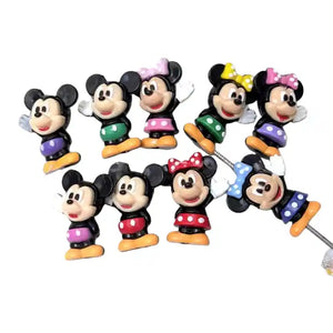 10pcs Mickey/Minnie Penbeads