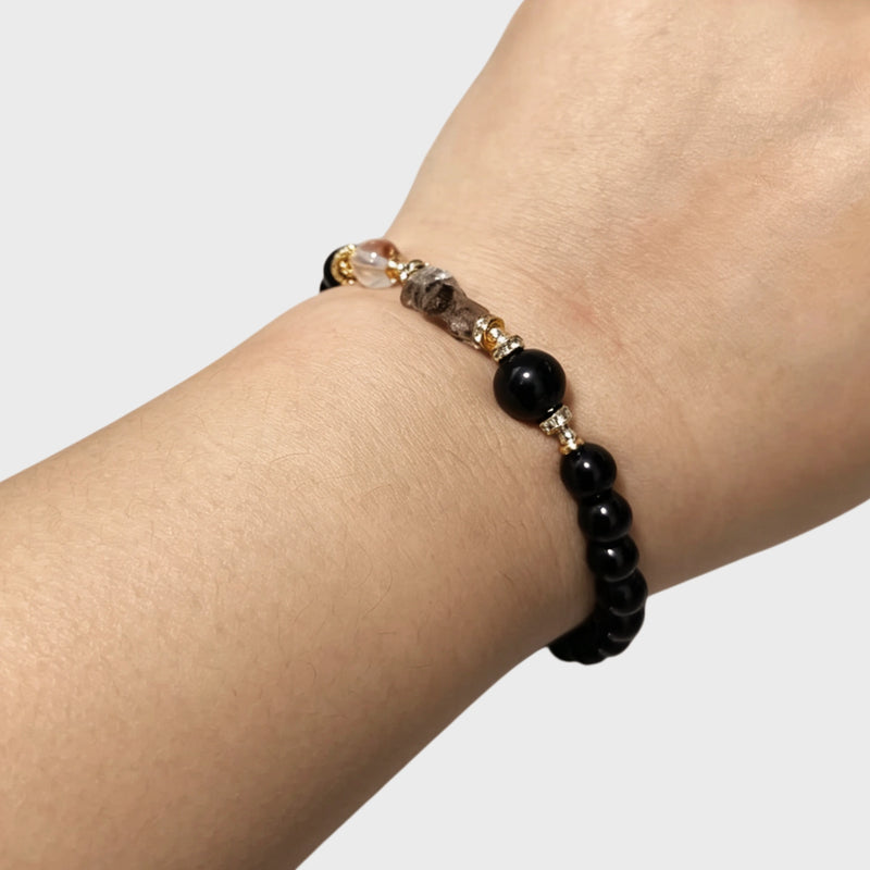 Shadow Guard Natural Obsidian Bracelet
