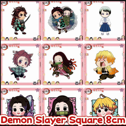 Demon Slayer Square 8cm Acrylic Charms for DIY match game-open in live
