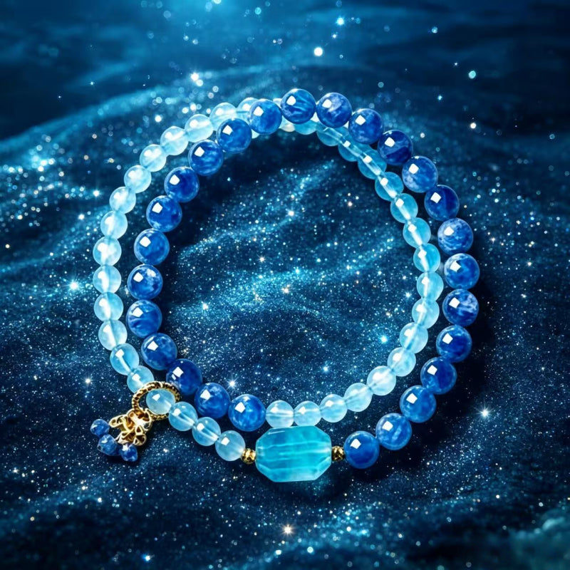 Mana Bar Aquamarine Bracelet