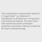 Pink Quartz Radiance Ring