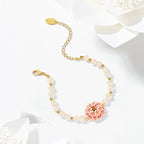 Sakura Bloom Pearl Bracelet