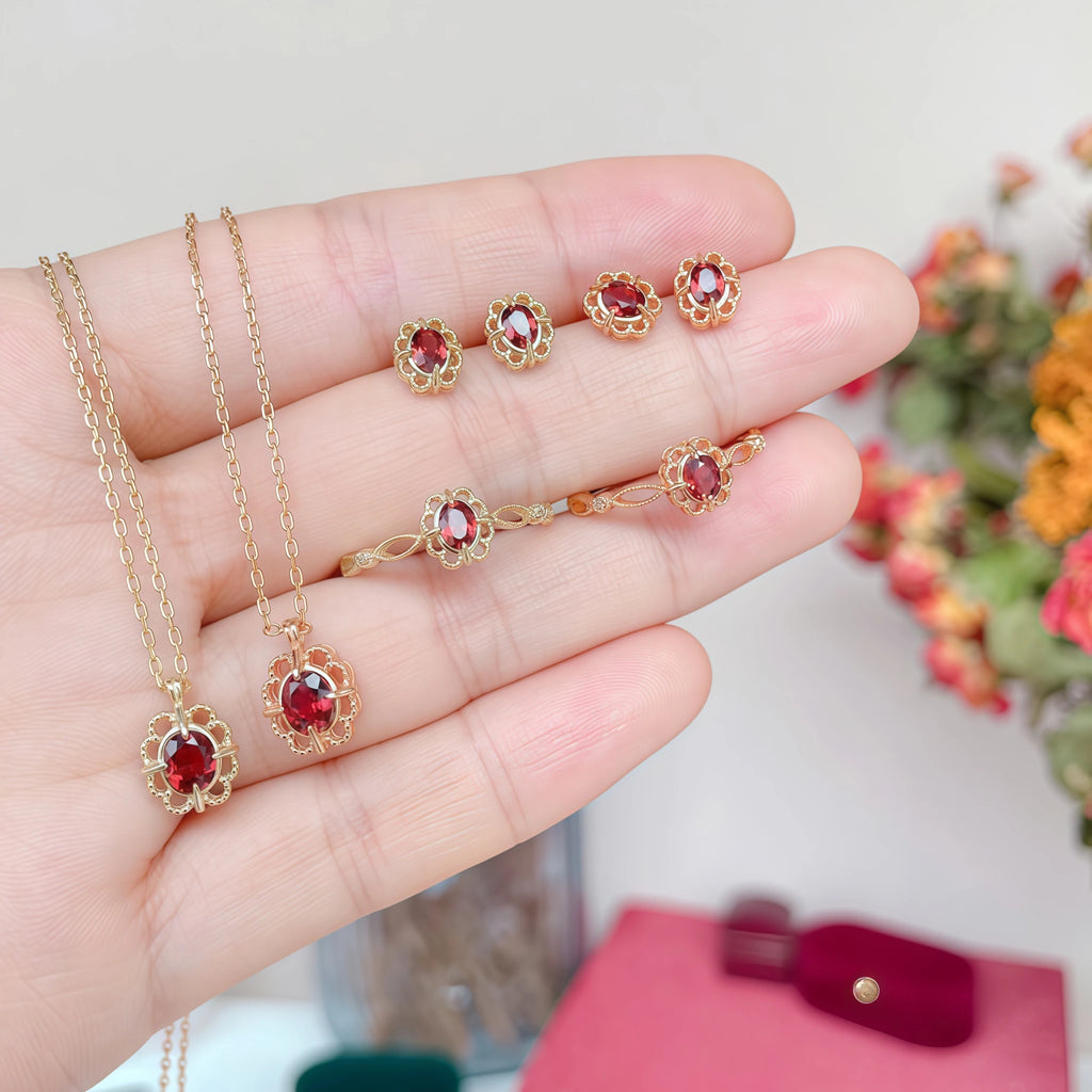 Collier Sakura en jade Hetian