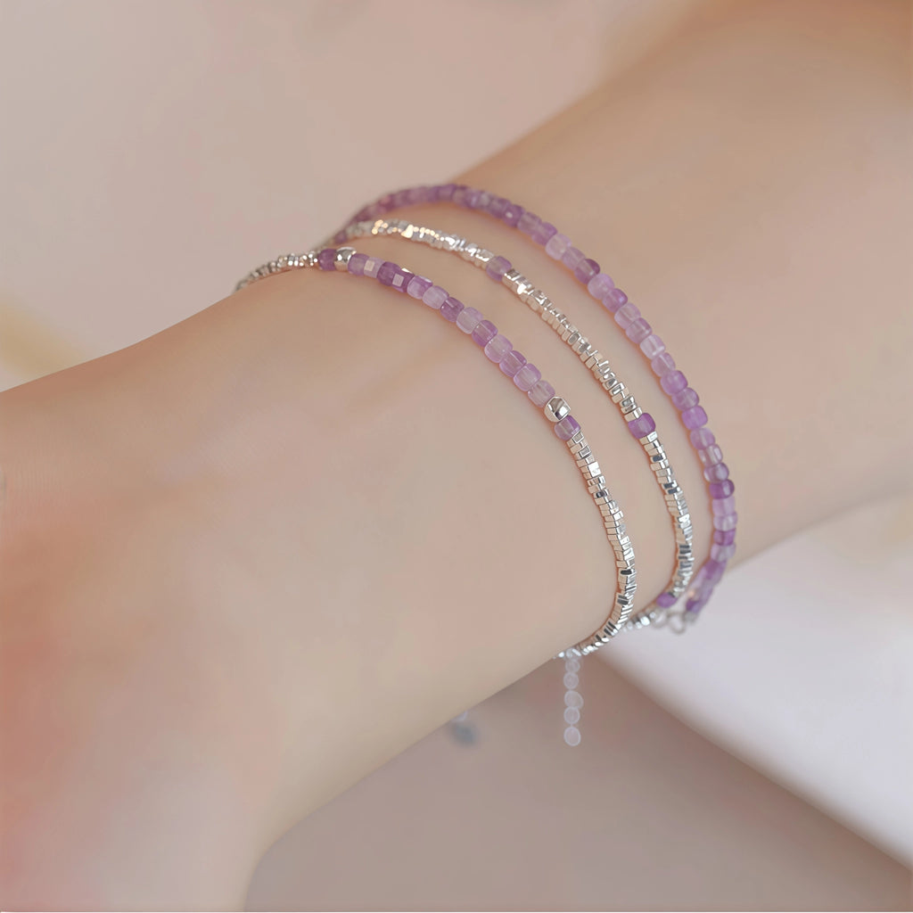 Collier en cristal naturel couronne vintage