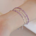 Collier en cristal naturel couronne vintage