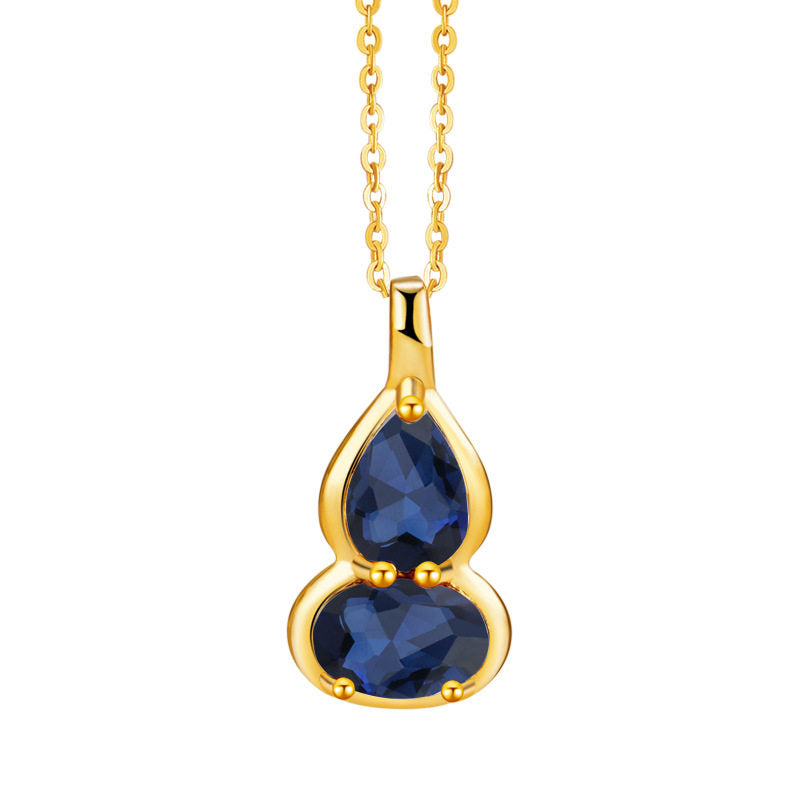 Birthstone Necklace for 12 Months, Lucky Fortune Pendant Birthday Gift for Her