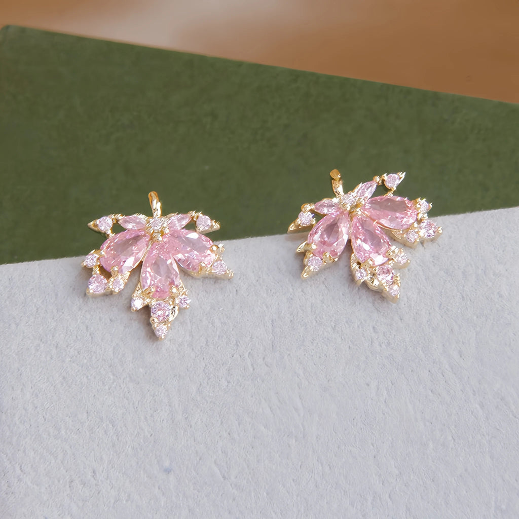 Rose Quartz Necklace Earrings Ring Jewelry Set - Embrace Self‑Love Energy