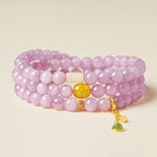 Bracelet de cinabre naturel Renouveau Lotus Rouge