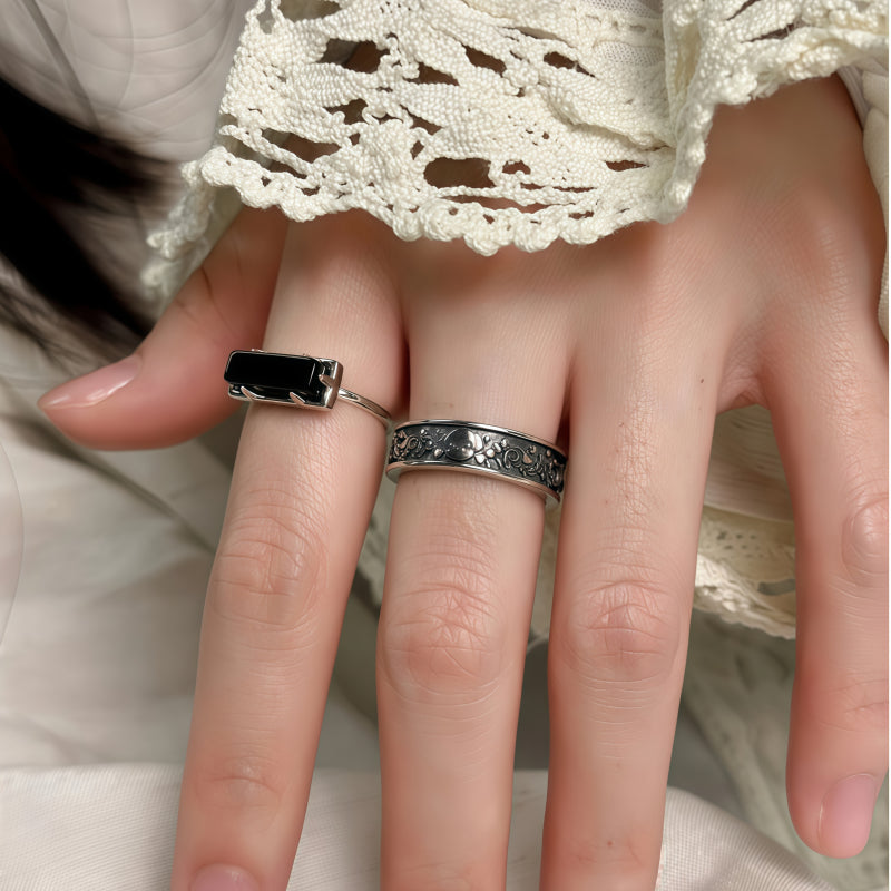 Bague en améthyste naturelle irrégulière – Calme l'esprit, approfondit l'intuition, attire la paix