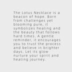 Le collier Lotus Roue de la Fortune