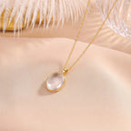 Collier à ajustement facile en quartz clair - Pureté intérieure et expression claire