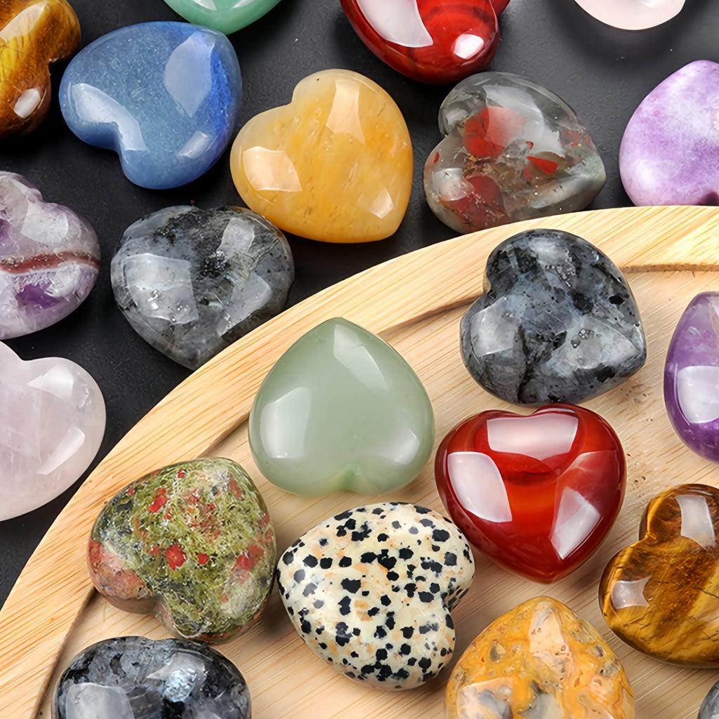 Chakra Mini Hearts - Recharging Stones