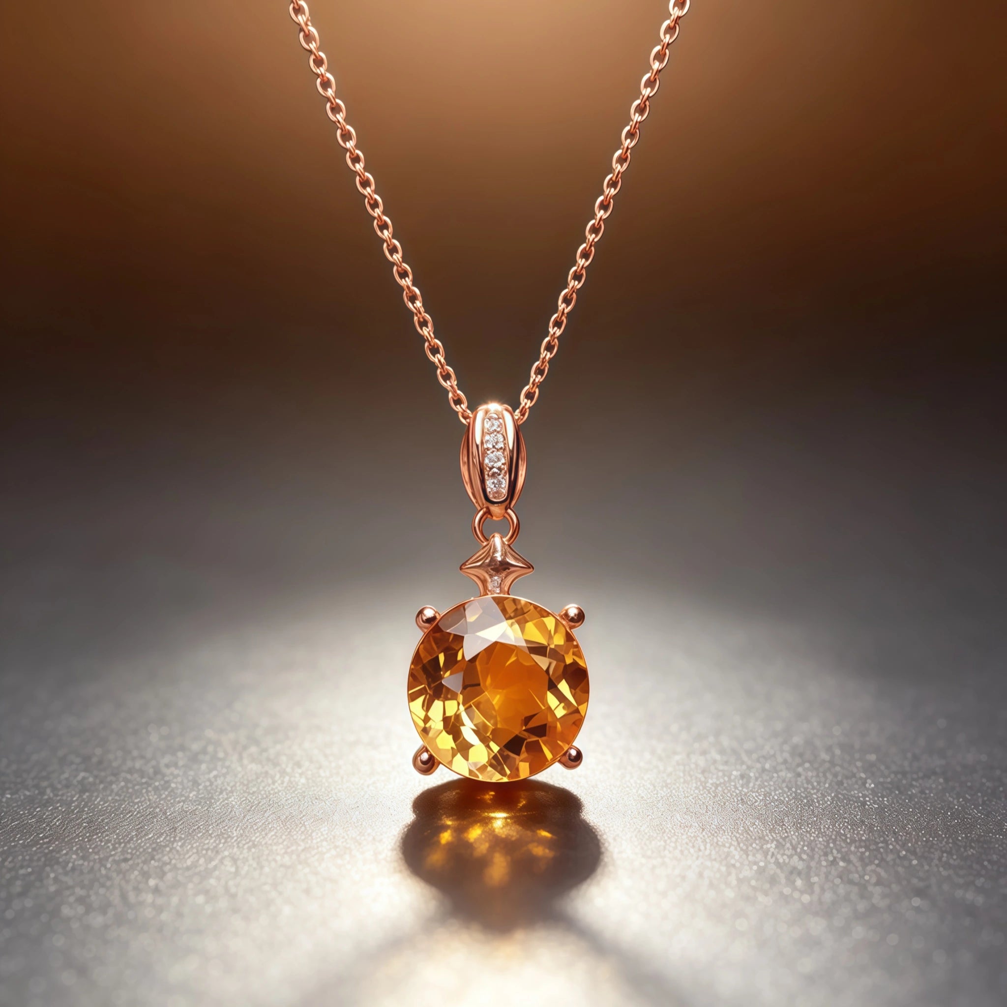 Collier en cristal de quartz clair Pendentif facetté irrégulier