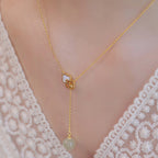 Collier à ajustement facile en quartz clair - Pureté intérieure et expression claire