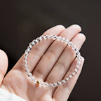 Bracelet en cristal naturel Nirvana Doré