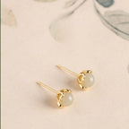 Boucles d'oreilles en jade Hetian naturel Thalyn