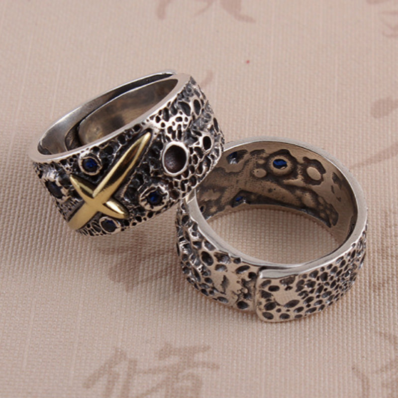 Bague en améthyste naturelle irrégulière – Calme l'esprit, approfondit l'intuition, attire la paix