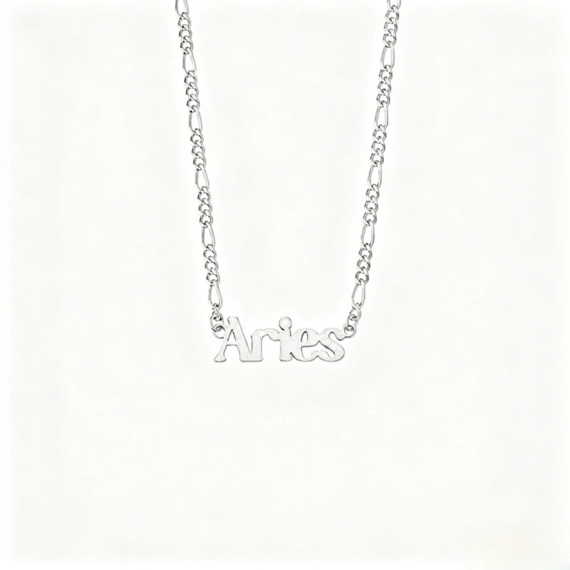 Customized Letter Necklace S925 Pure Silver Necklace English Name Necklace