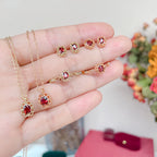 Collier Sakura en jade Hetian