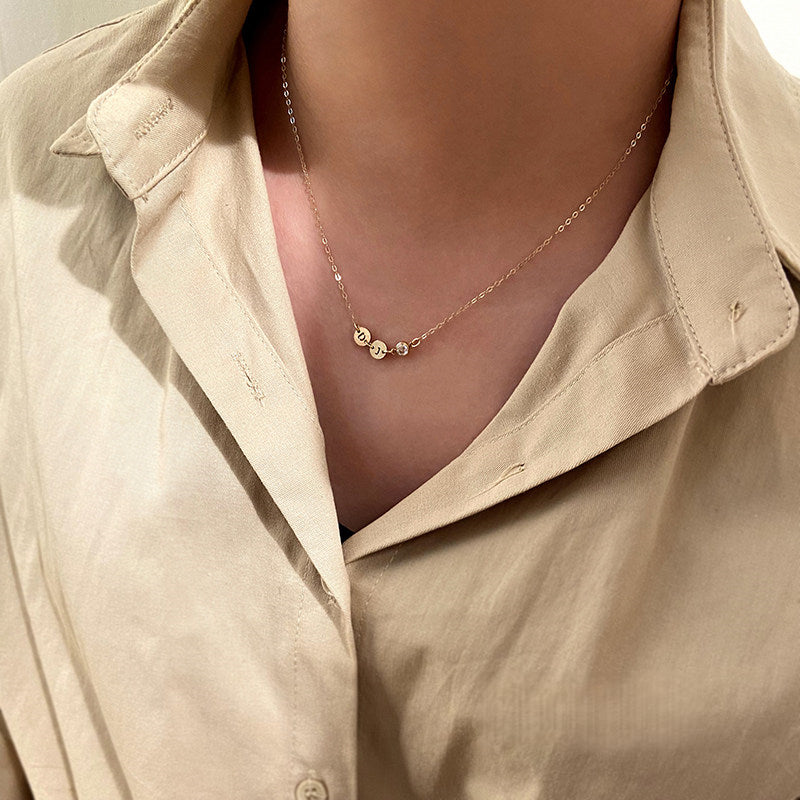 Personalized Name 14K Gold-Filled Customizable Letter Necklace (Non-Tarnishing)
