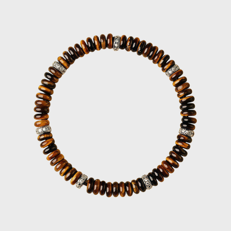 Natural Tiger Eye Stone Bracelet, Lucky Couple Style