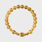 Bracelet en cristal naturel Guerrier doré