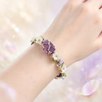 Handwoven Crystal Macrame Bracelet, 5 Styles Available, Natural Stone Energy Healing Bracelet for Women