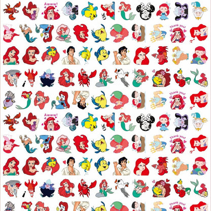 Ariel Princess 4cm Acrylic Charms for DIY match game-open in live