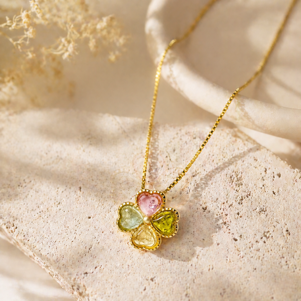 Joyful Blessing Clover Necklace