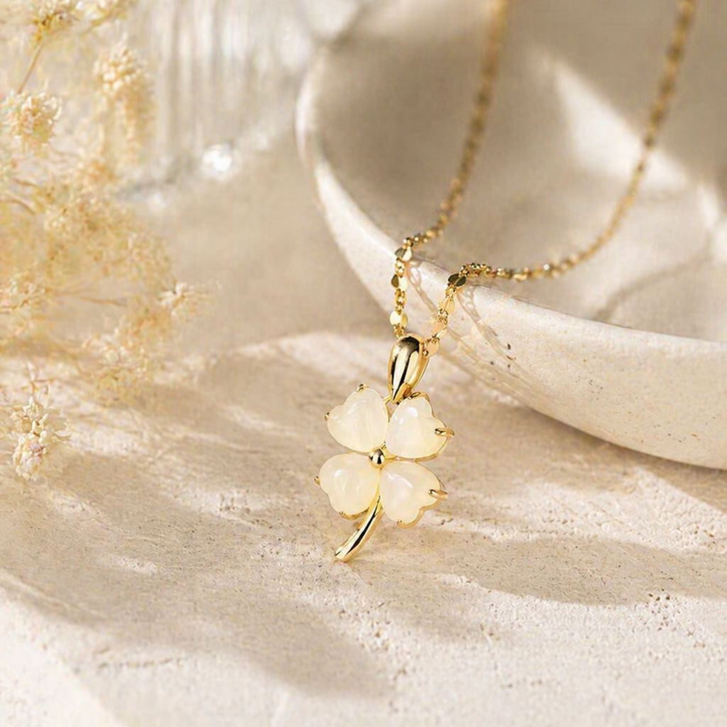 Eternal Luck Four-leaf Clover Necklace