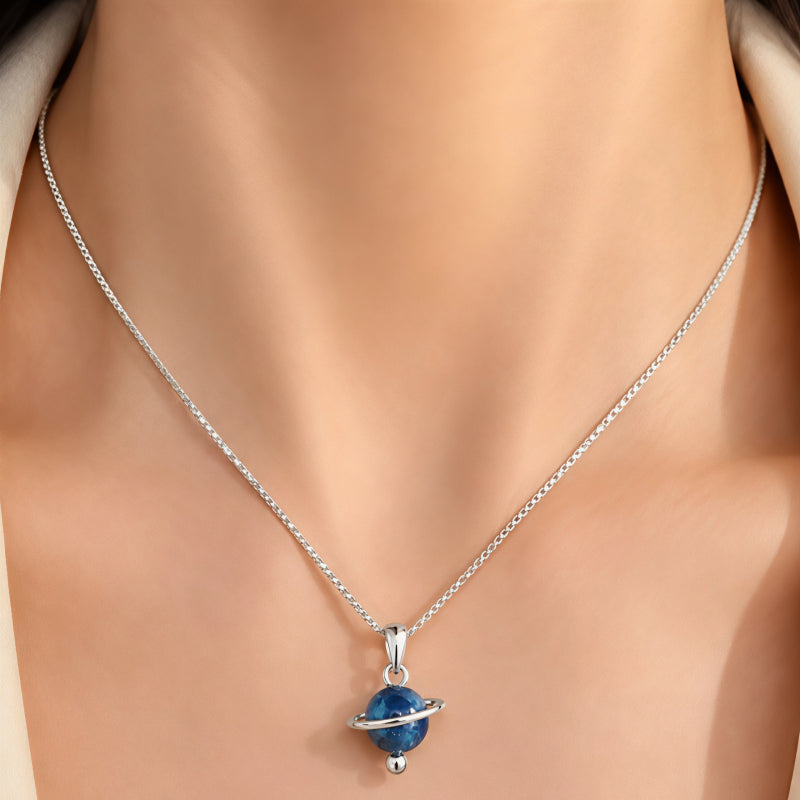 12 Types Natural Crystal Planet Necklace – Intuition & Protection