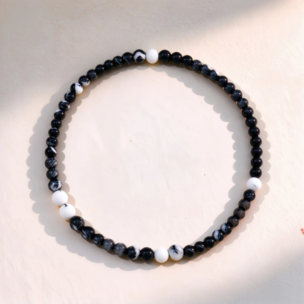 Bracelet tressé floral fait main