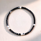 Bracelet tressé floral fait main