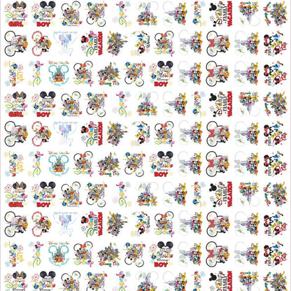 Disney Mikey Journey 8cm Acrylic Charms for DIY match game-open in live