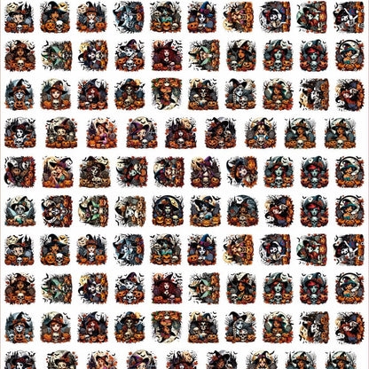 Halloween Disney 8cm Acrylic Charms for DIY match game-open in live