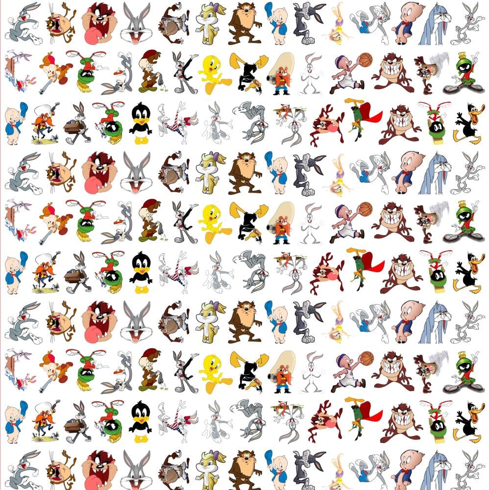 Looney Tunes 6cm Acrylic Charms for DIY match game-open in live