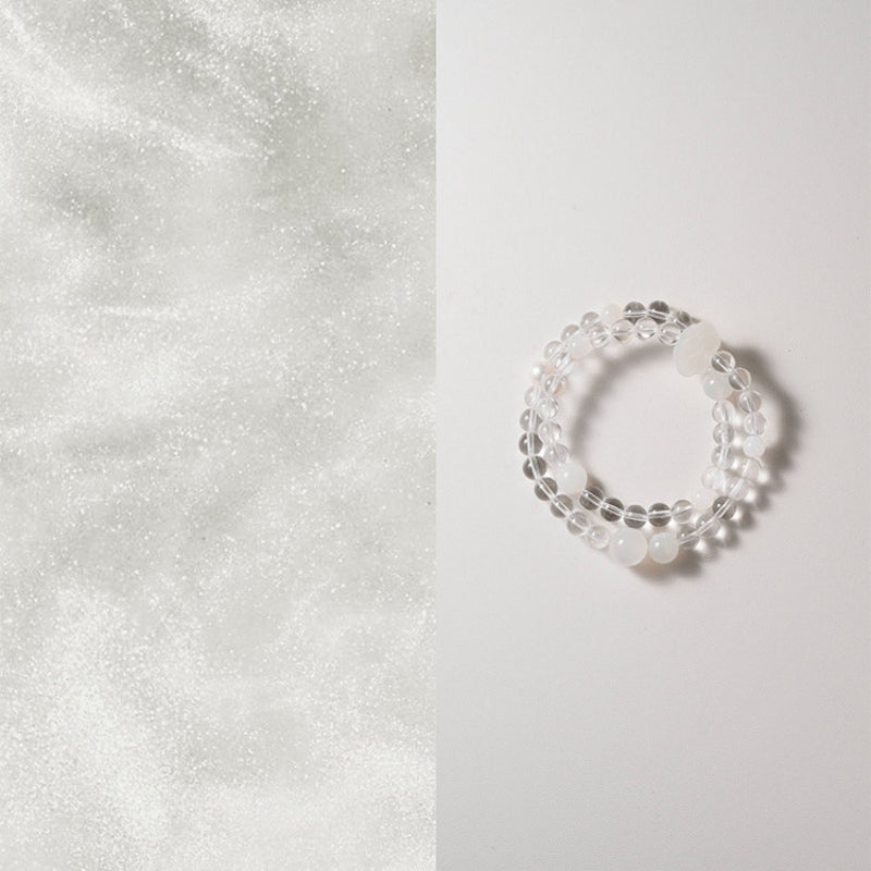 Natural Crystal Energy Bracelet — Choose Metal/Wood/Water/Fire/Earth, Smooth Days Ahead