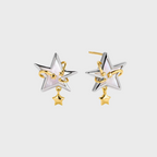 Boucles d'oreilles Polaris en nacre