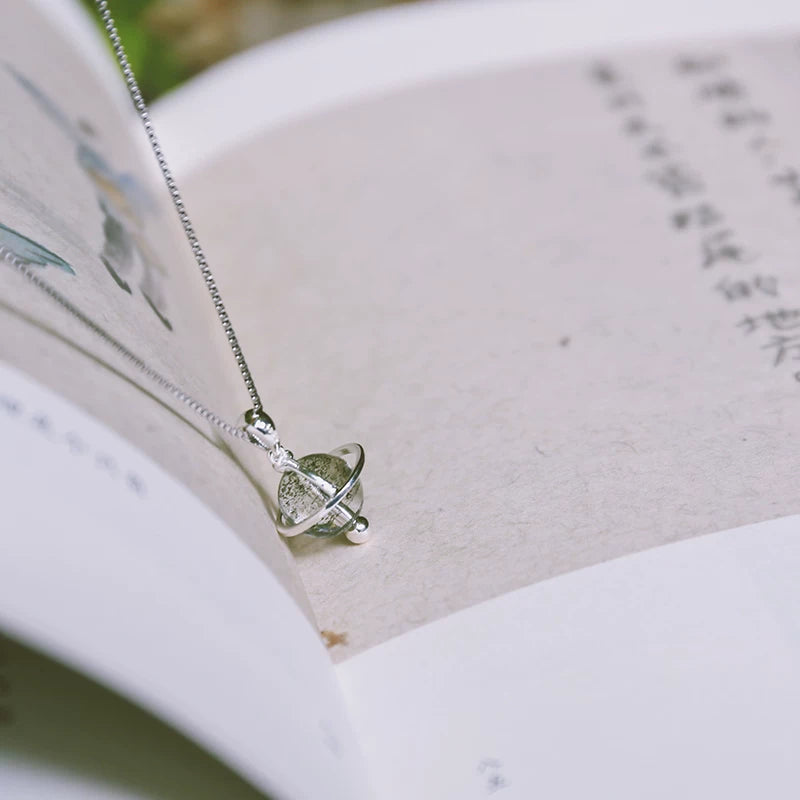 12 Types Natural Crystal Planet Necklace – Intuition & Protection