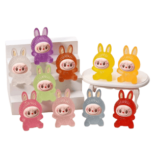 10 pcs luminous Labubu-clear