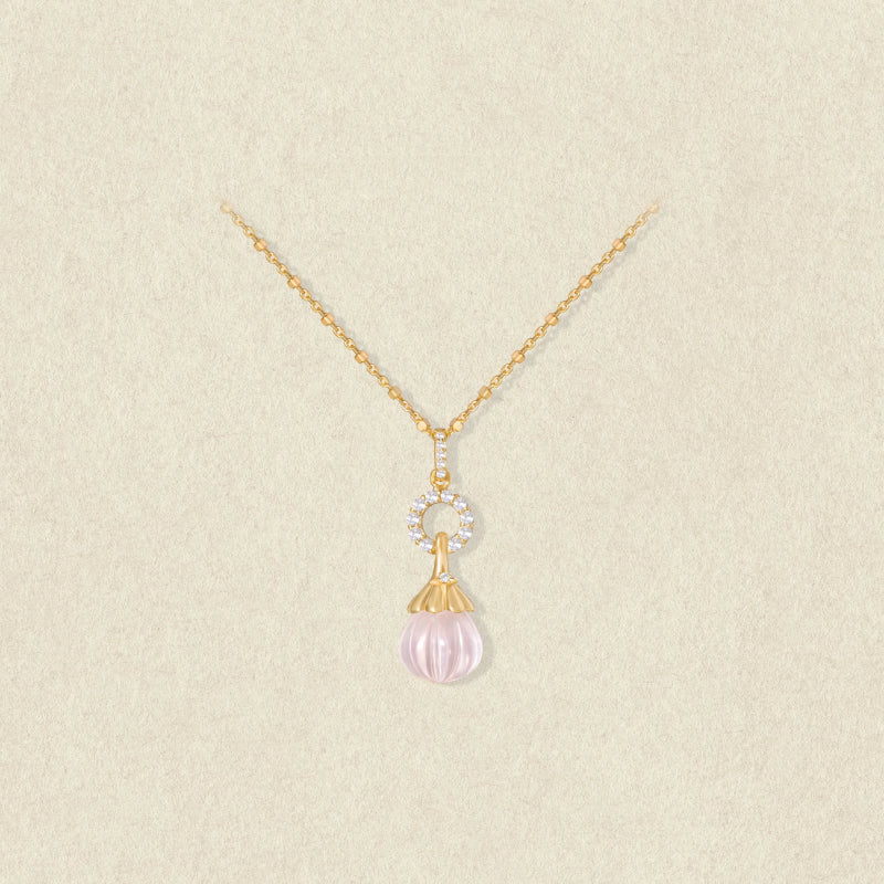Rose & Clear Quartz Perfume Bottle – Love & Clarity