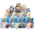 12pcs/Full Box Mini Furry Labubu Blind Box