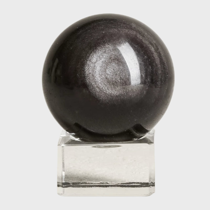 Natural Silver Obsidian Home Decoration– Inner Awakening & Protection