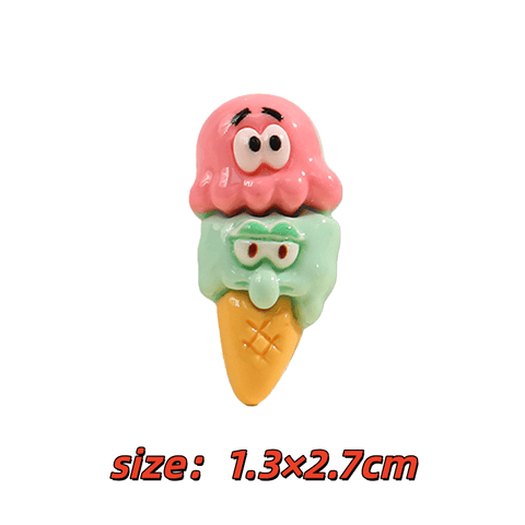 5pcs SpongeBob Charms