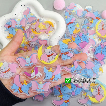 Cute Elephant 8cm Acrylic Charms for DIY match game-open in live