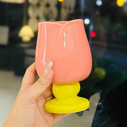 Flower Ceramic Cups