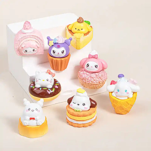 8 pcs Dessert Sanrio