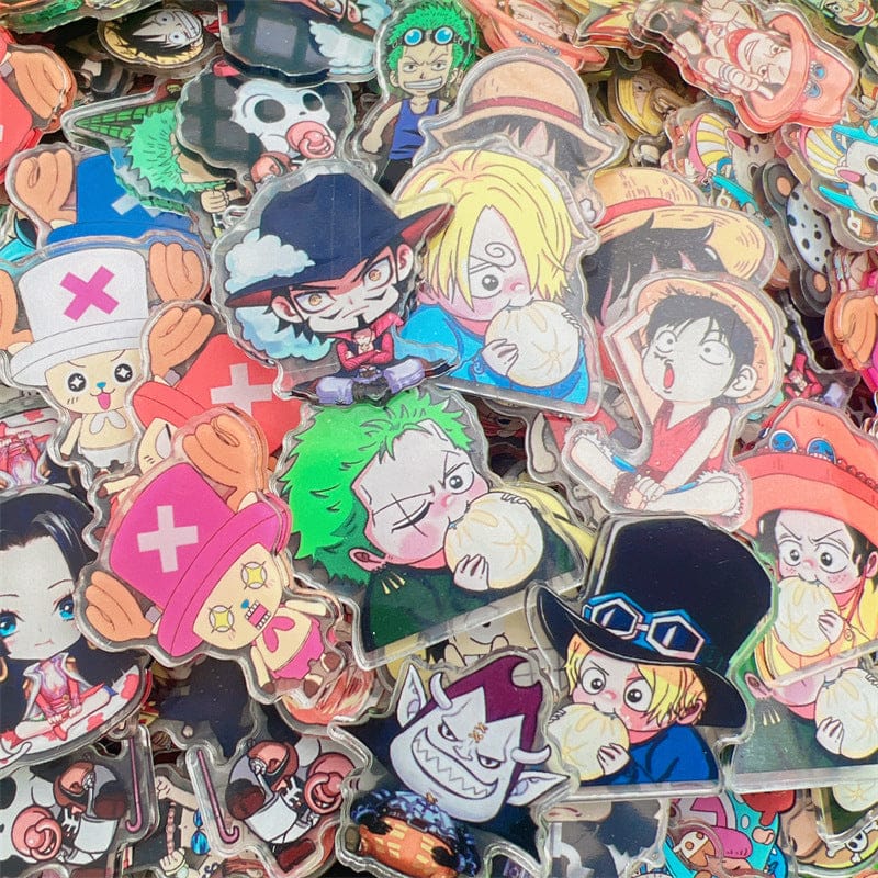 One Piece 4cm Acrylic Charms for DIY match game-open in live