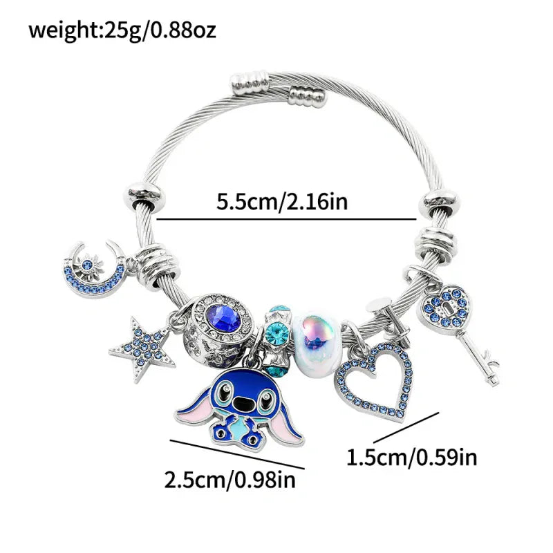 Stitch Pandora Bracelet-Silver